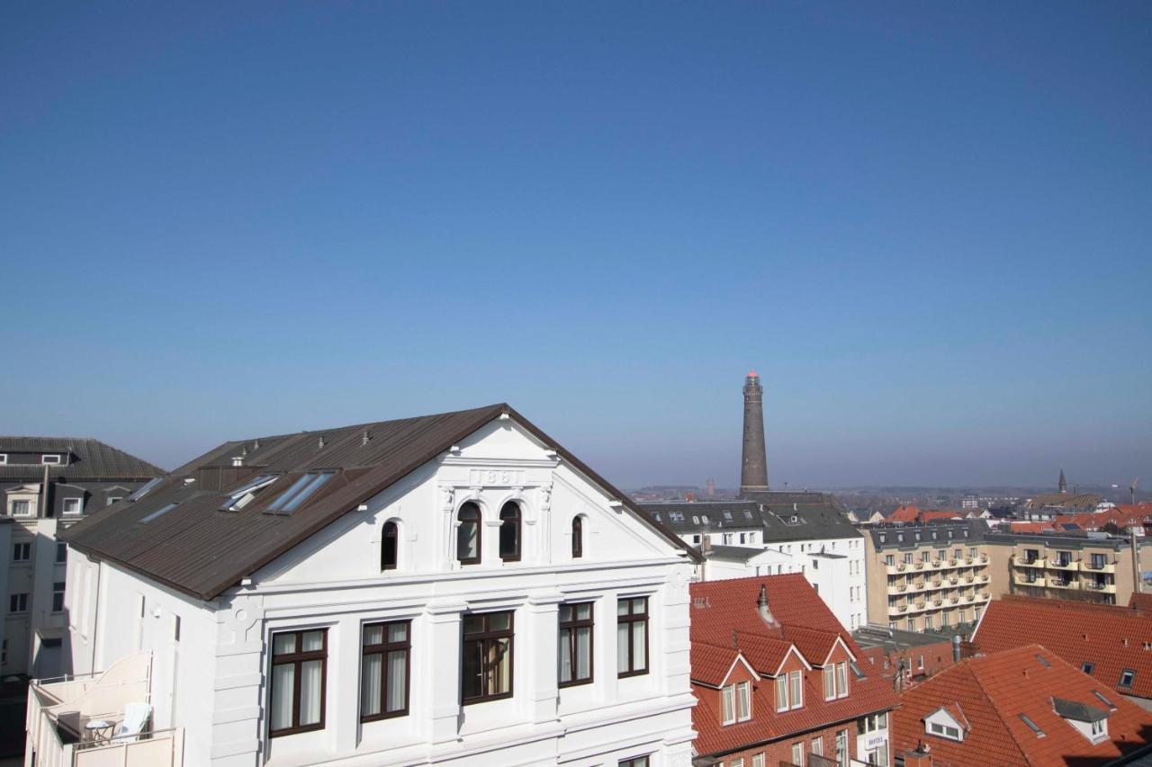 Strandblick Im Haus Seeblick Bismarckstrasse Borkum Bagian luar foto