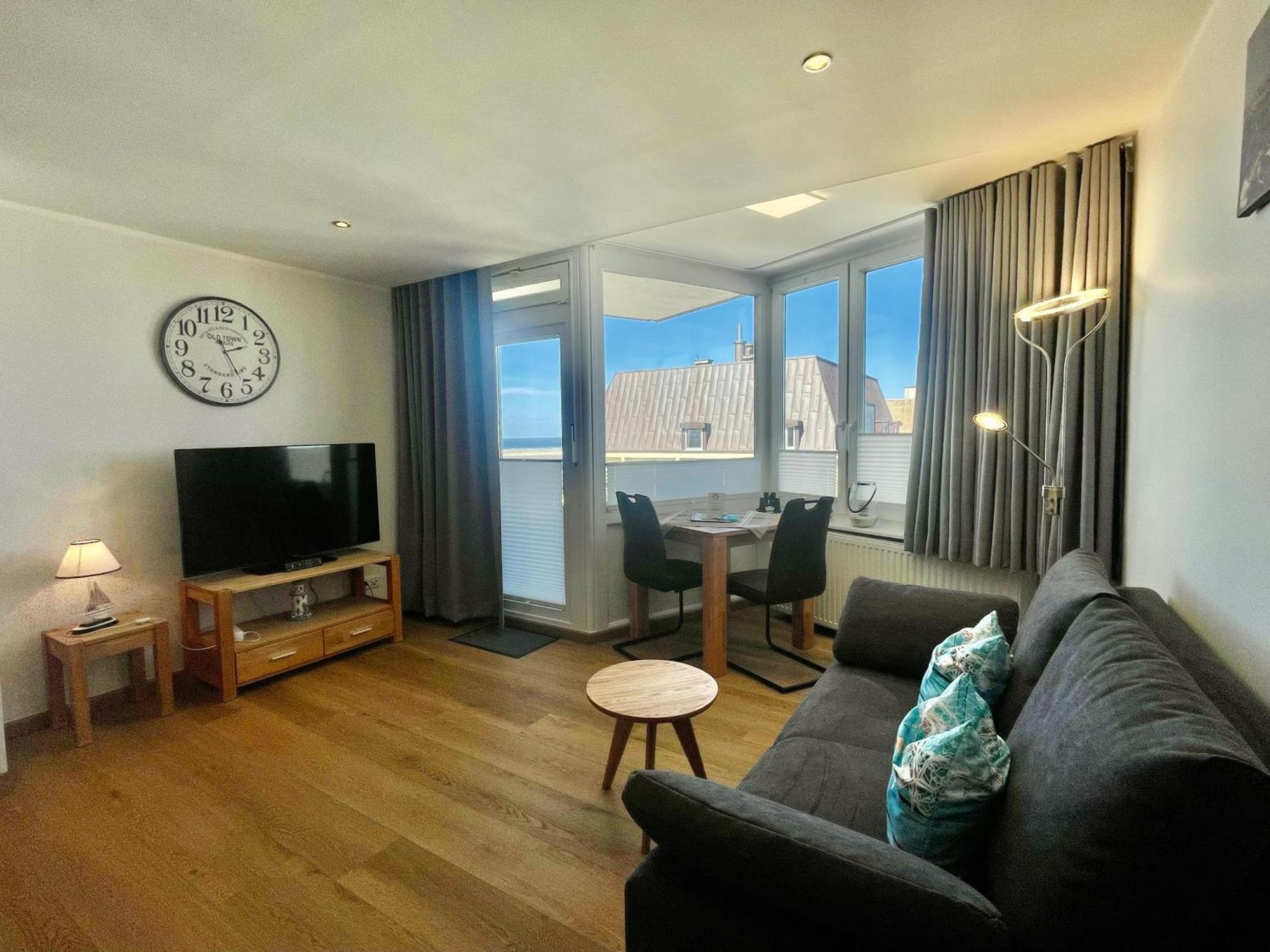 Strandblick Im Haus Seeblick Bismarckstrasse Borkum Bagian luar foto