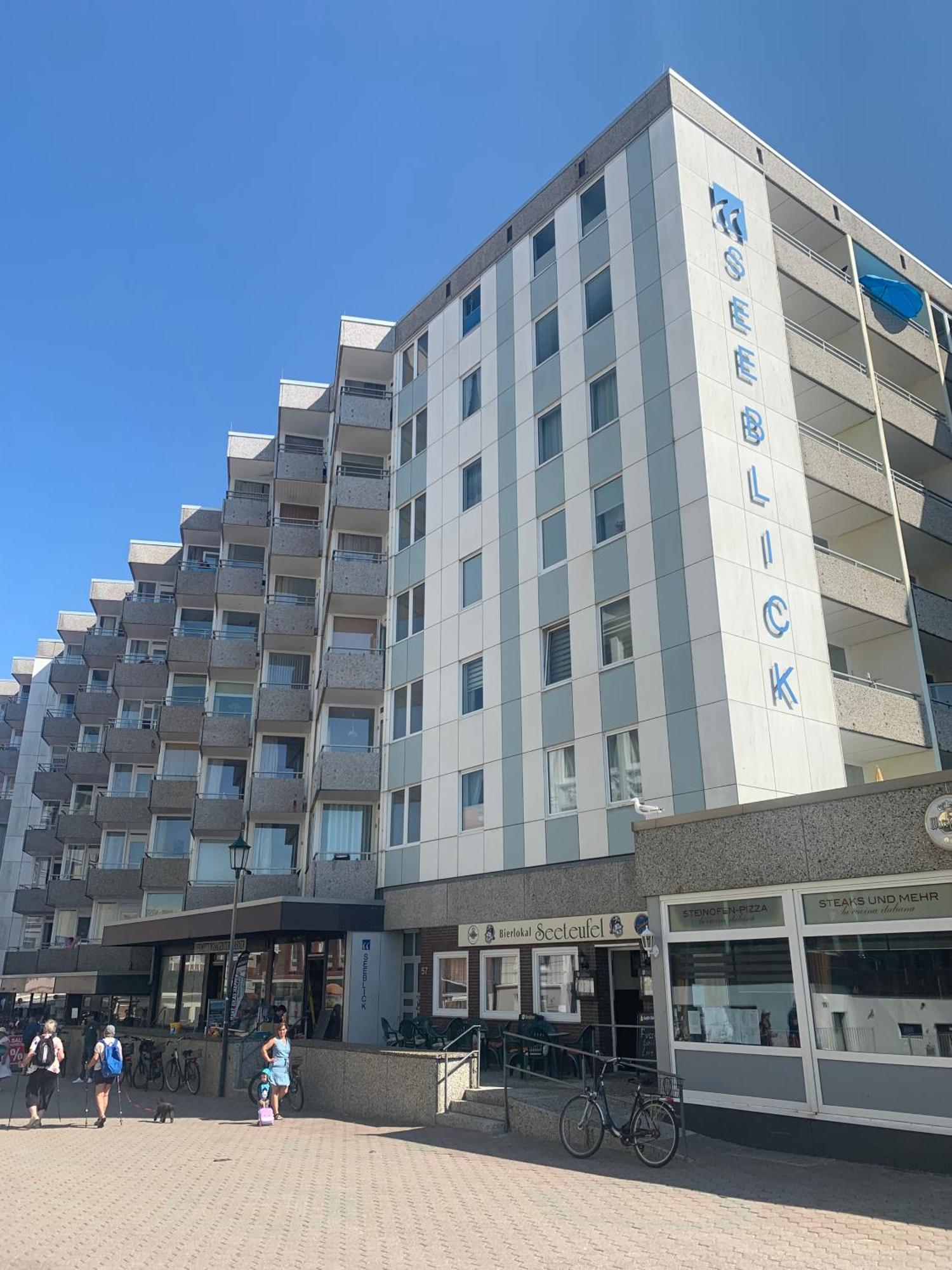 Strandblick Im Haus Seeblick Bismarckstrasse Borkum Bagian luar foto