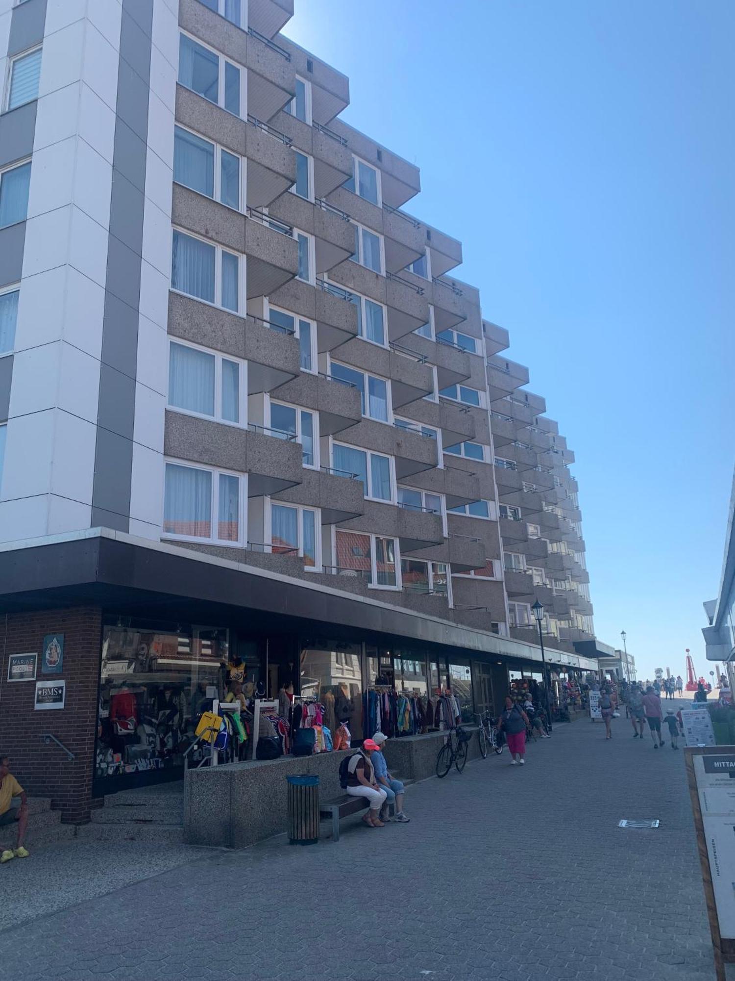 Strandblick Im Haus Seeblick Bismarckstrasse Borkum Bagian luar foto