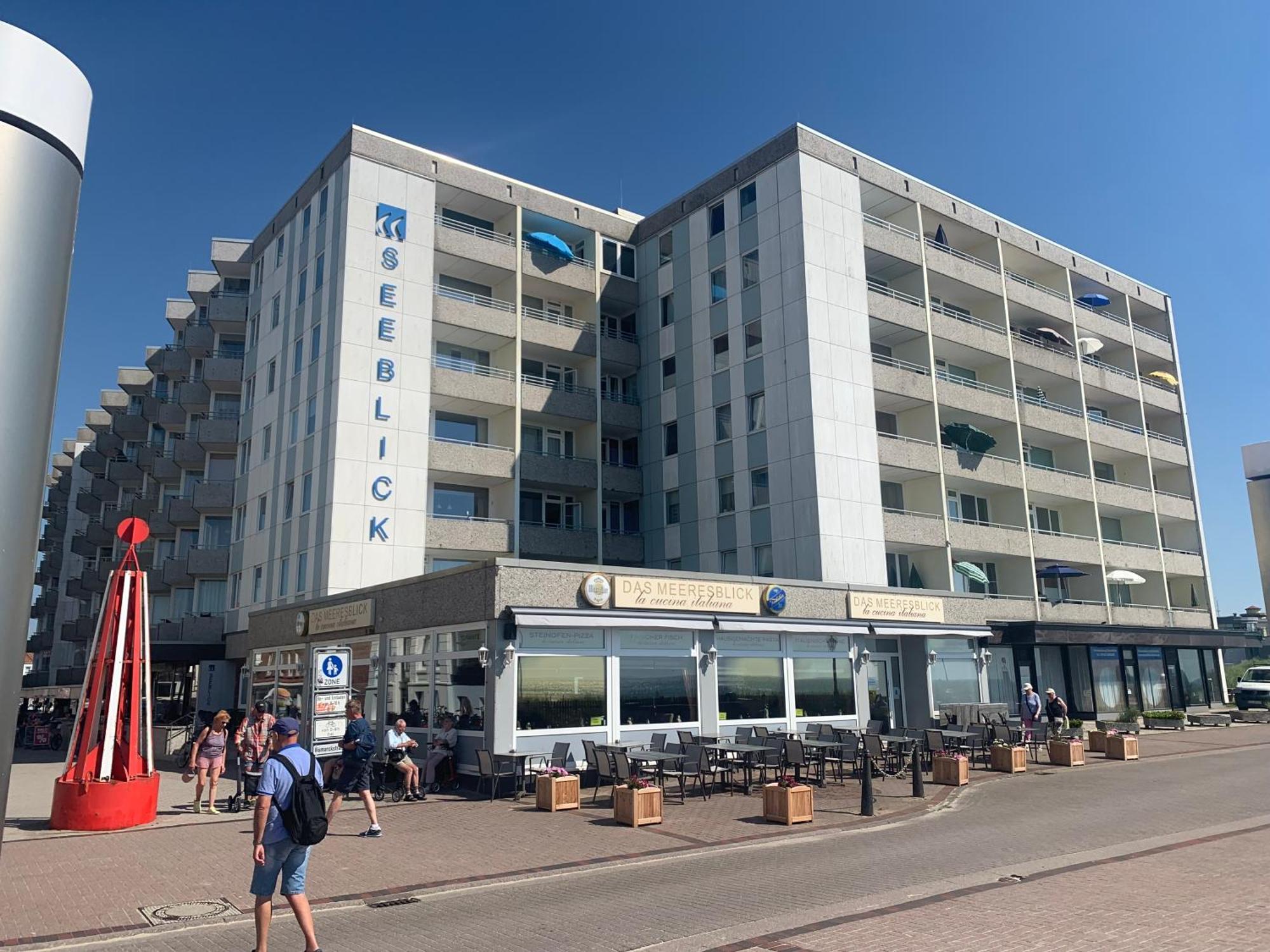 Strandblick Im Haus Seeblick Bismarckstrasse Borkum Bagian luar foto